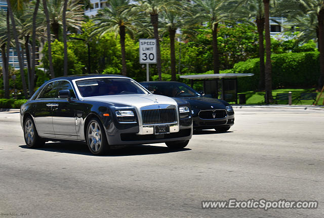 Rolls-Royce Ghost spotted in Bal Harbour, Florida