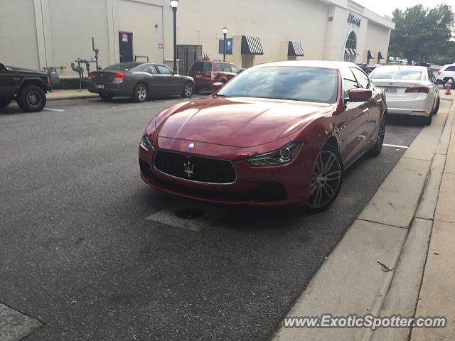 Maserati Ghibli spotted in Raleigh, North Carolina