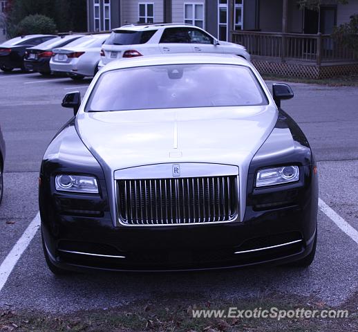 Rolls-Royce Wraith spotted in Bloomington, Indiana