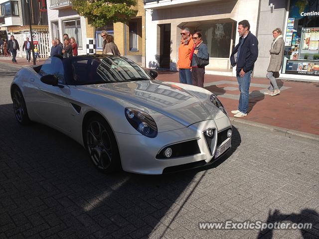 Alfa Romeo 8C spotted in Duinbergen, Belgium