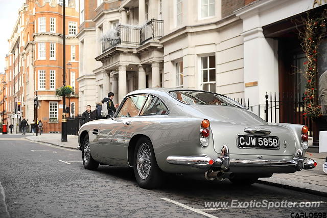 Aston Martin DB5 spotted in London, United Kingdom