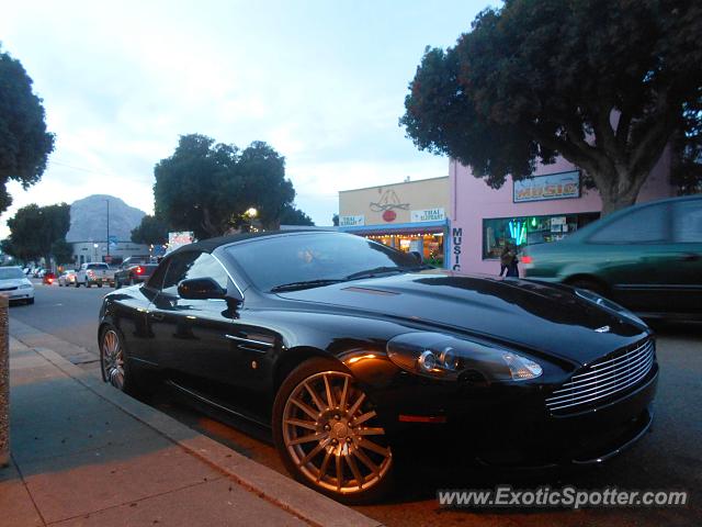 Aston Martin DB9 spotted in Morro Bay, California