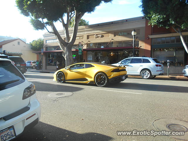 Lamborghini Huracan spotted in San Luis Obispo, California