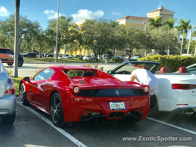 Ferrari 458 Italia spotted in Ft Lauderdale, Florida