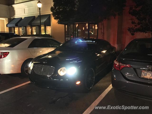 Bentley Continental spotted in Charlotte, North Carolina
