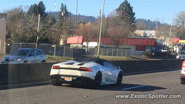Lamborghini Huracan spotted in Portland, Oregon