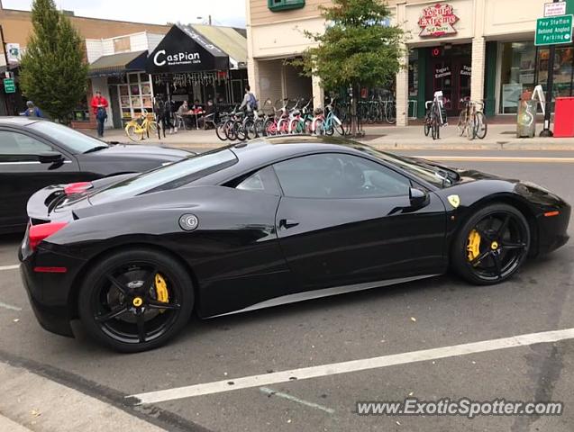 Ferrari 458 Italia spotted in Eugene, Oregon