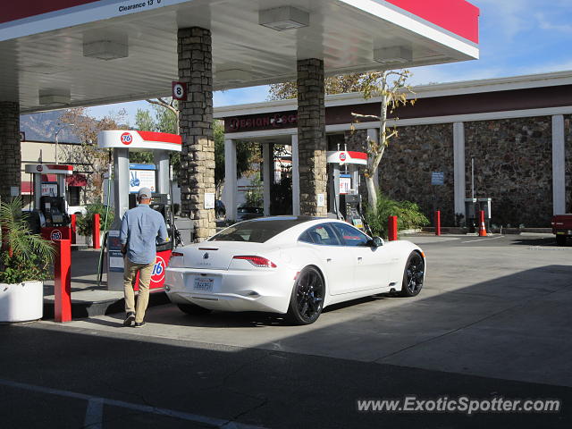 Fisker Karma spotted in Arcadia, California