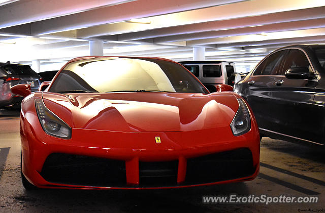 Ferrari 488 GTB spotted in Bal Harbour, Florida