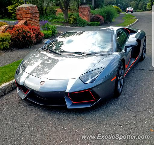Lamborghini Aventador spotted in Watchung, United States
