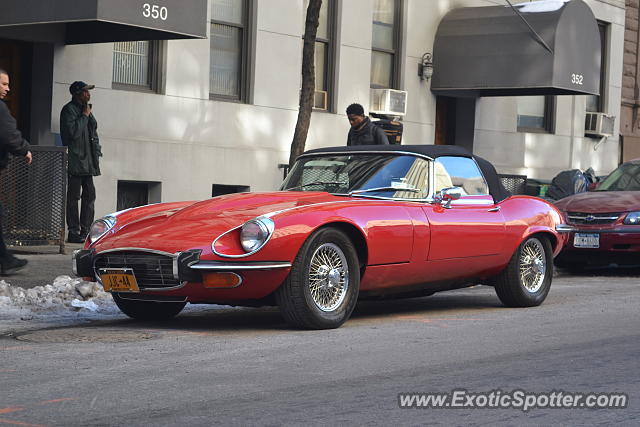 Jaguar E-Type spotted in Manhattan, New York