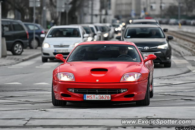Ferrari 550 spotted in Warsaw, Poland
