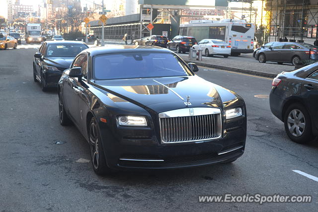 Rolls-Royce Wraith spotted in Manhattan, New York
