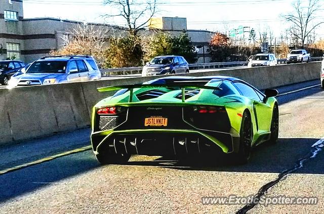 Lamborghini Aventador spotted in South Plainfield, New Jersey