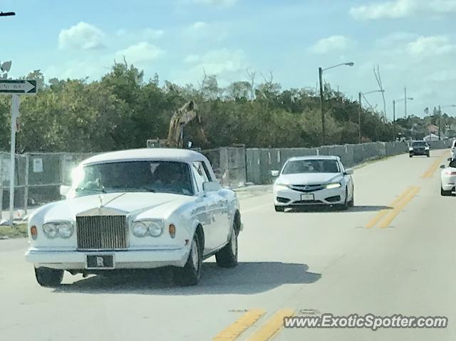 Rolls-Royce Corniche spotted in Palm Beach, Florida