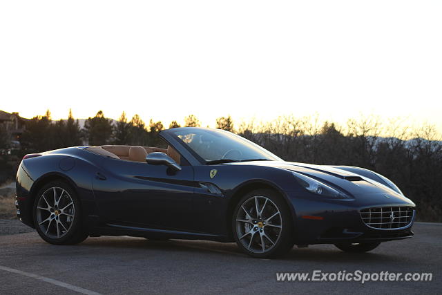 Ferrari California spotted in Castle Pines, Colorado
