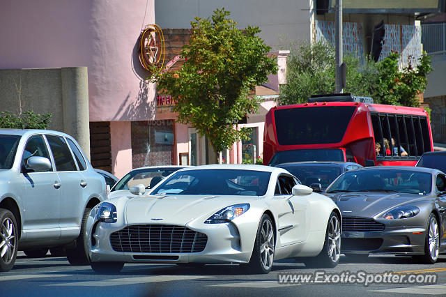 Aston Martin One-77 spotted in Beverly Hills, California