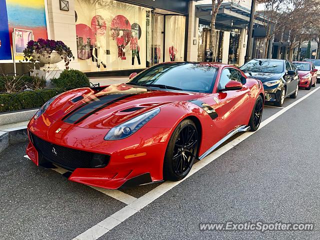 Ferrari F12 spotted in Buckhead, Georgia