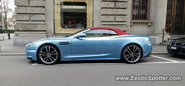 Aston Martin DBS spotted in Geneva, Switzerland