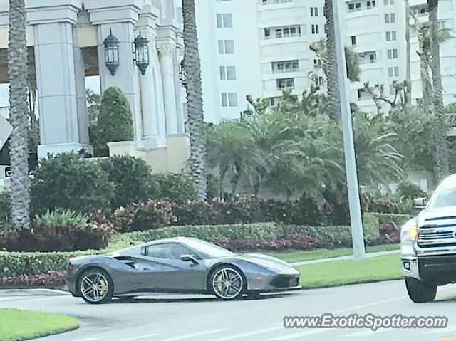 Ferrari 488 GTB spotted in Boca Raton, Florida