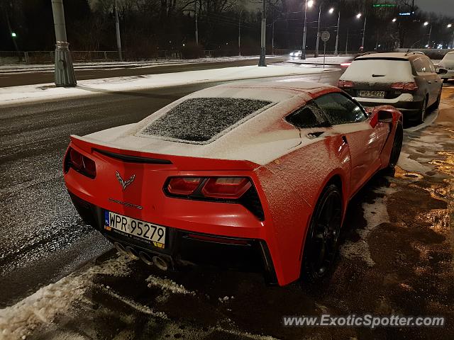 Chevrolet Corvette Z06 spotted in Warsaw, Poland