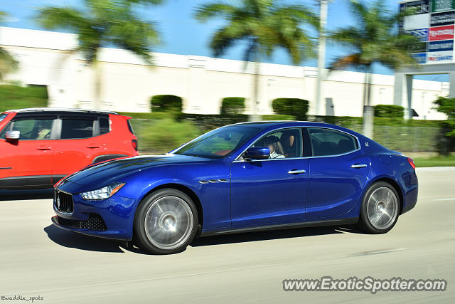 Maserati Ghibli spotted in West Palm Beach, Florida