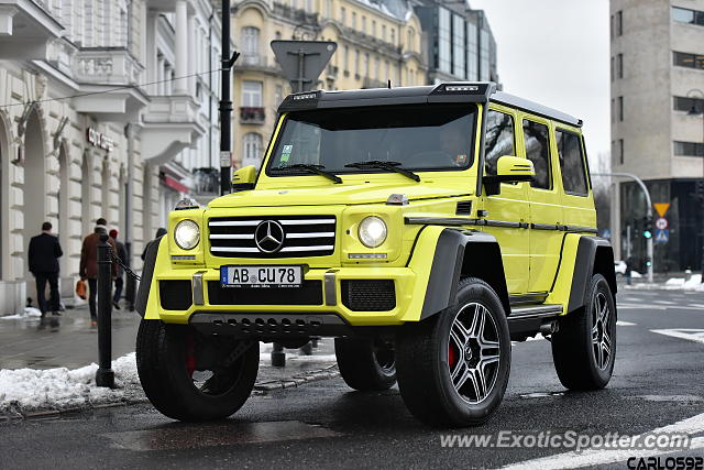 Mercedes 4x4 Squared spotted in Warsaw, Poland