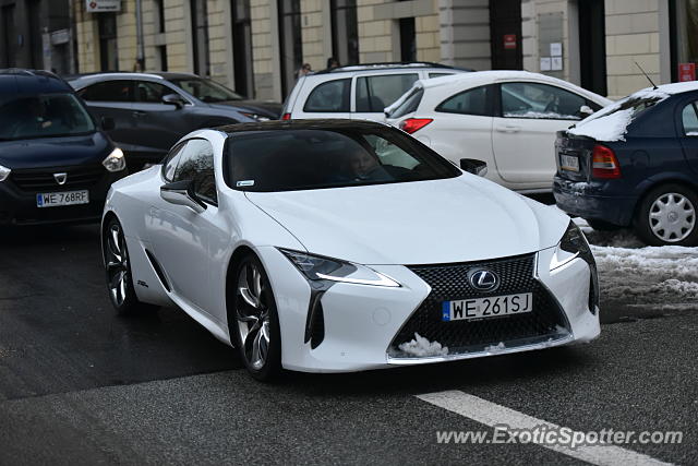 Lexus LC 500 spotted in Warsaw, Poland