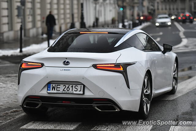 Lexus LC 500 spotted in Warsaw, Poland