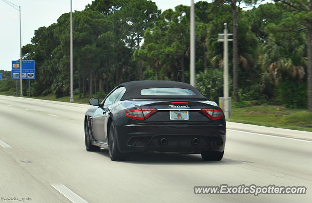 Maserati GranCabrio spotted in Jupiter, Florida