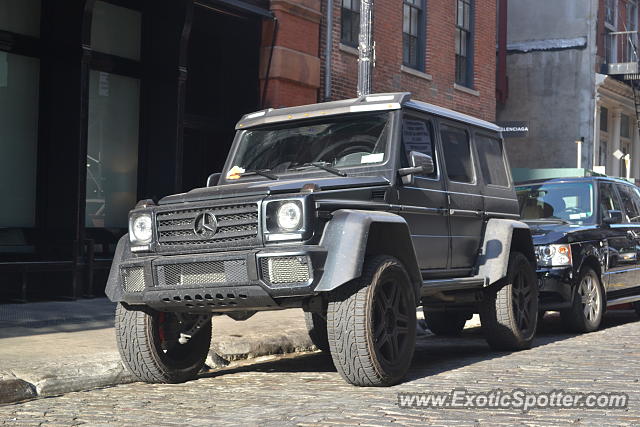 Mercedes 4x4 Squared spotted in Manhattan, New York