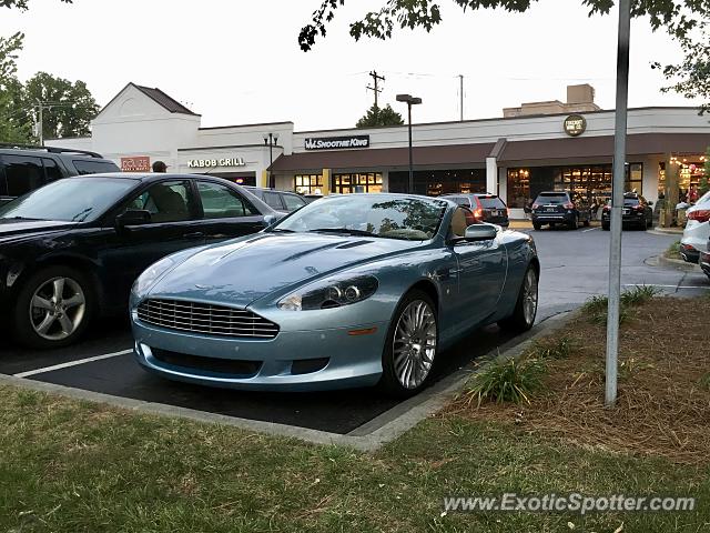 Aston Martin DB9 spotted in Charlotte, North Carolina