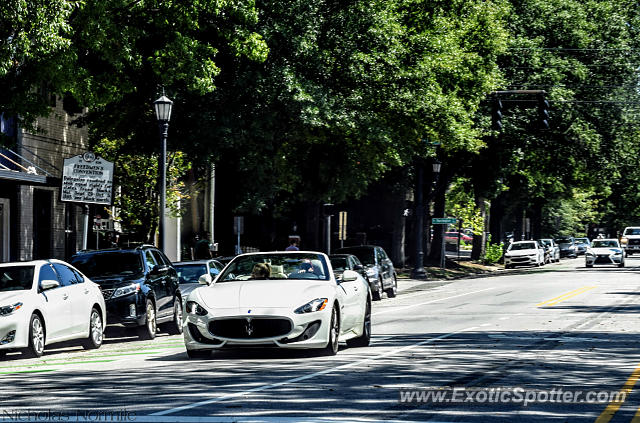 Maserati GranCabrio spotted in Raleigh, North Carolina