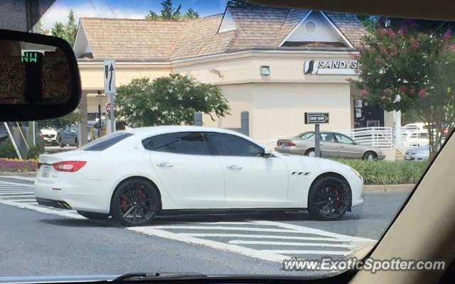 Maserati Quattroporte spotted in Rockville, Maryland
