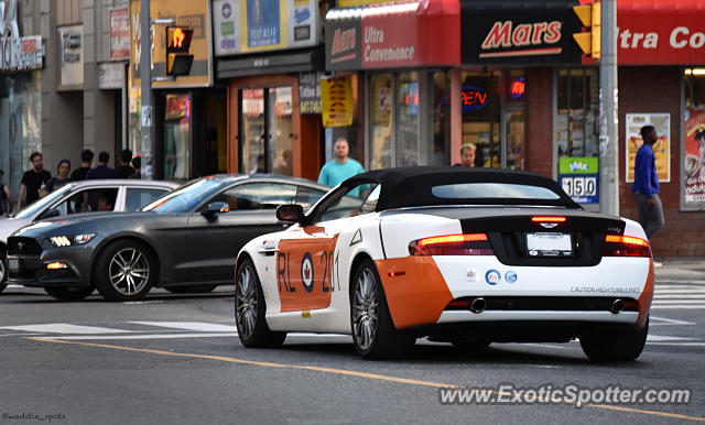 Aston Martin DB9 spotted in Toronto, Canada