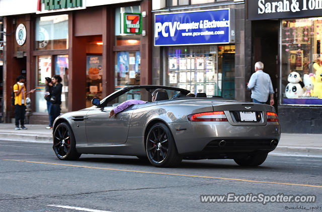 Aston Martin DB9 spotted in Toronto, Canada