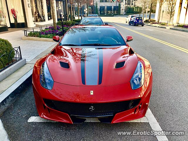 Ferrari F12 spotted in Buckhead, Georgia