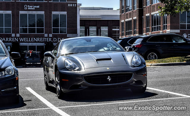 Ferrari California spotted in Charlotte, North Carolina