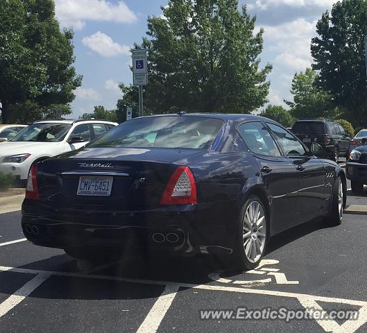 Maserati Quattroporte spotted in Raleigh, North Carolina