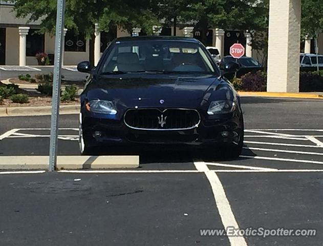 Maserati Quattroporte spotted in Raleigh, North Carolina