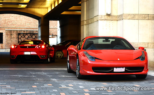 Ferrari 458 Italia spotted in Toronto, Canada