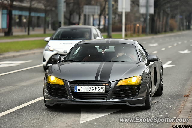 Audi R8 spotted in Warsaw, Poland