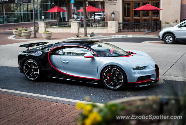 Bugatti Chiron spotted in Dallas, Texas
