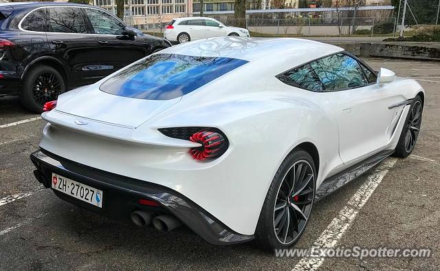 Aston Martin Zagato spotted in Zurich, Switzerland