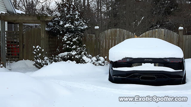Lamborghini Aventador spotted in London, Canada