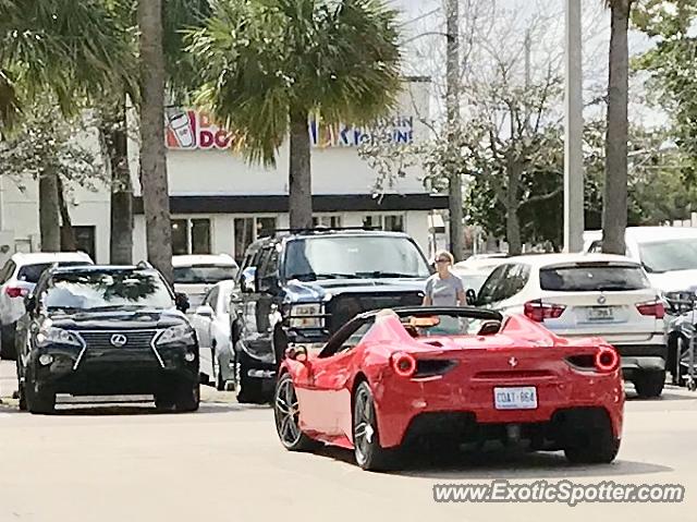 Ferrari 488 GTB spotted in Ft Lauderdale, Florida