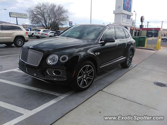 Bentley Bentayga spotted in Albuquerque, New Mexico