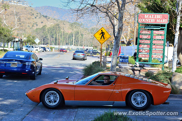 Lamborghini Miura spotted in Malibu, California