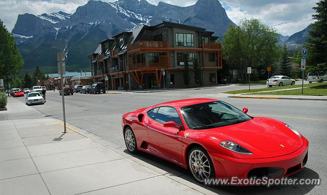 Ferrari F430 spotted in Canmore, Canada