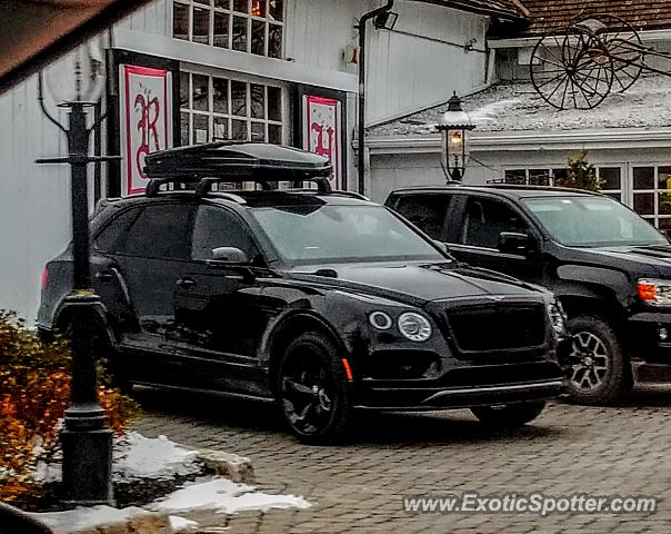 Bentley Bentayga spotted in Mendham, New Jersey